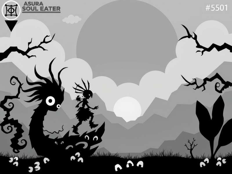 Asura Soul Eater Black N White Game Screenshot