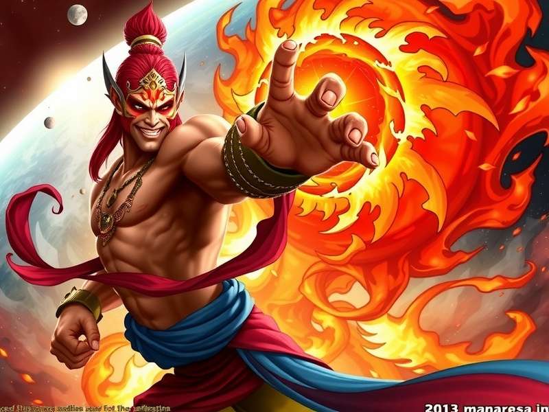 Asura Wrath Battle Scene