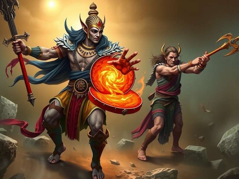 असुरा और वायज़न का महाकाव्य युद्ध