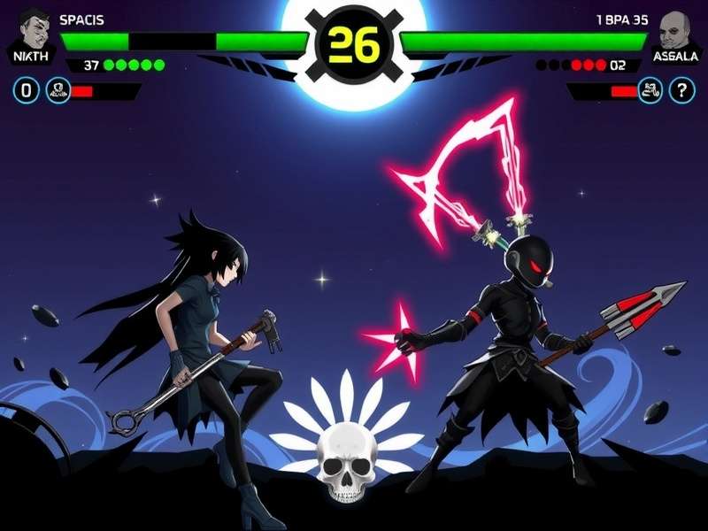 Black Star vs Asura fight scene