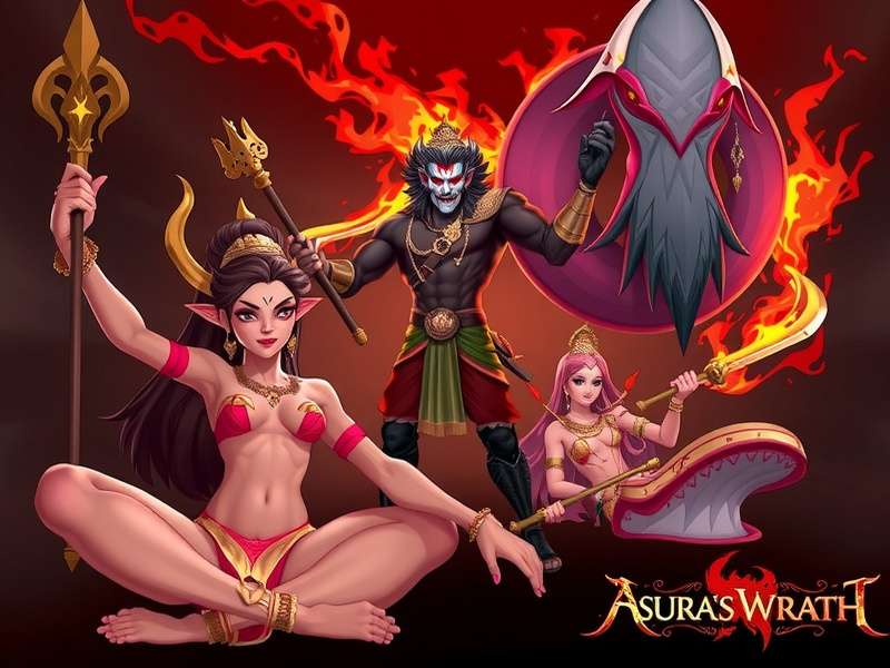 असुर का क्रोध में असुर पात्र