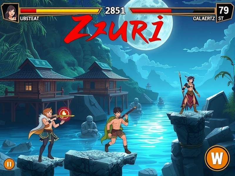 Concept art of Azuria showing its floating islands and celestial architecture