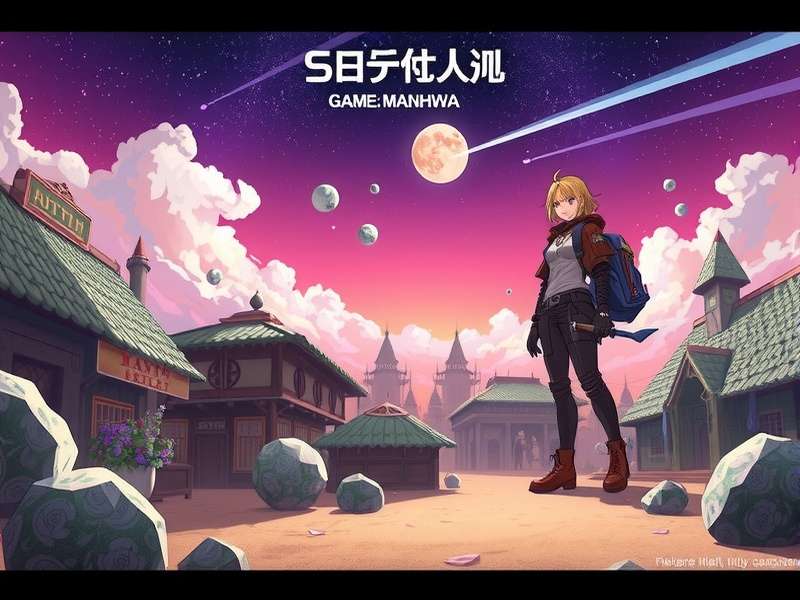 Epic Manhwa and Gaming Artwork Collage