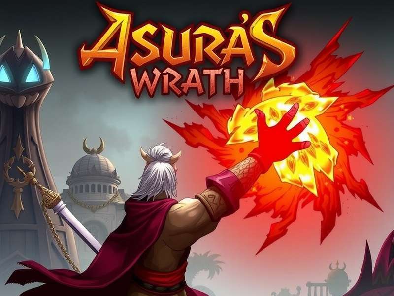 PC Gaming Setup Running Asura's Wrath at Max Settings