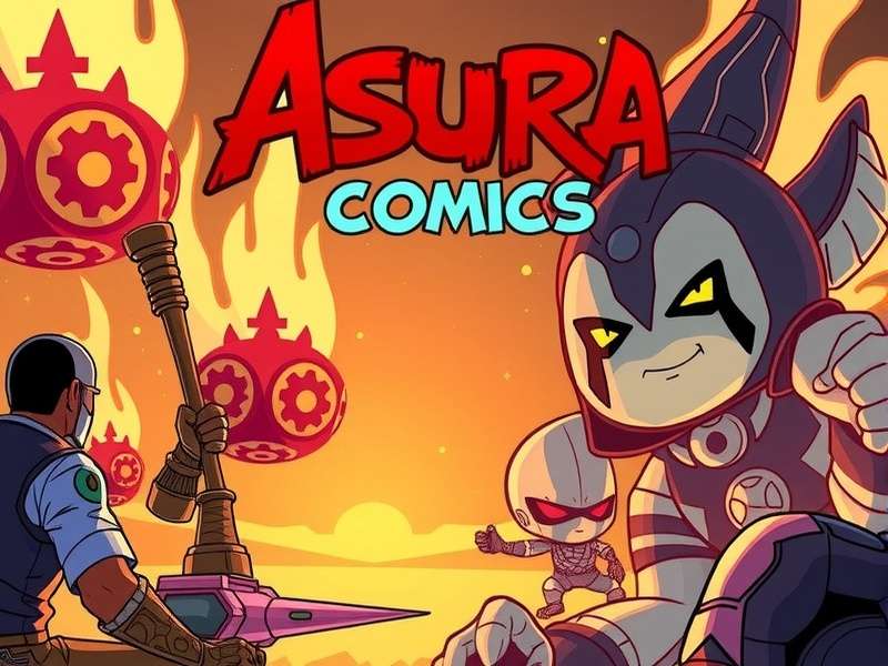 Asura Comics cover art depicting intense action scene