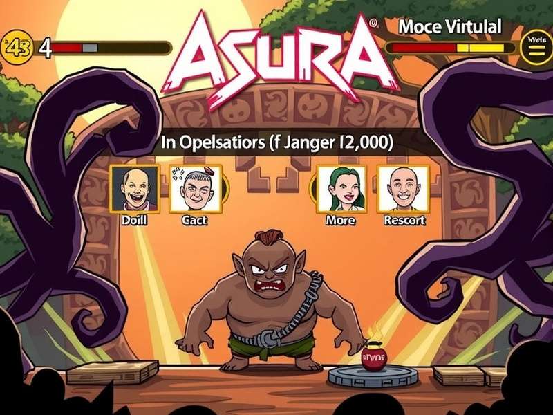 Collage of popular Indian anime and webcomic characters inspired by Asura mythology