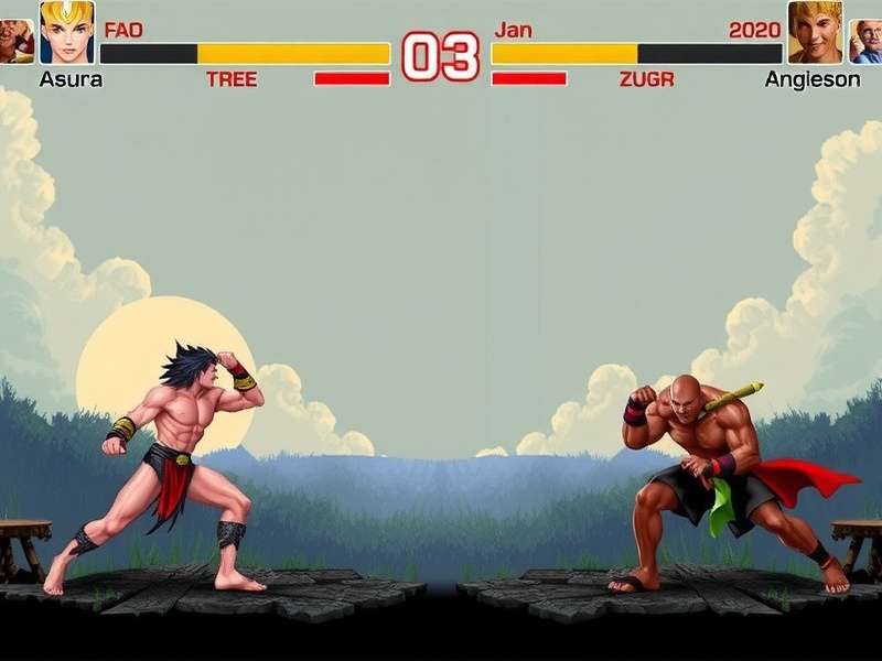 Asura and Akuma facing off in an epic clash of energy and wrath