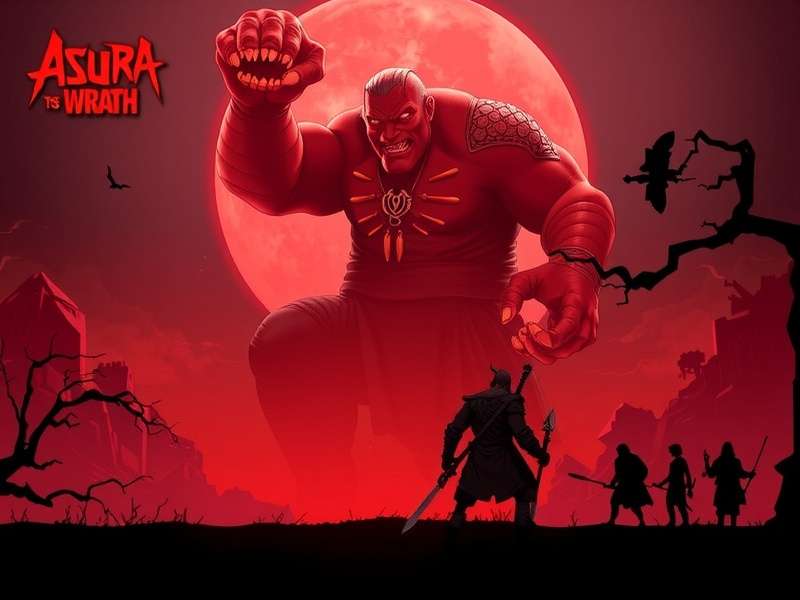 Asura's Wrath DLC Cover Art showing Asura in his final form