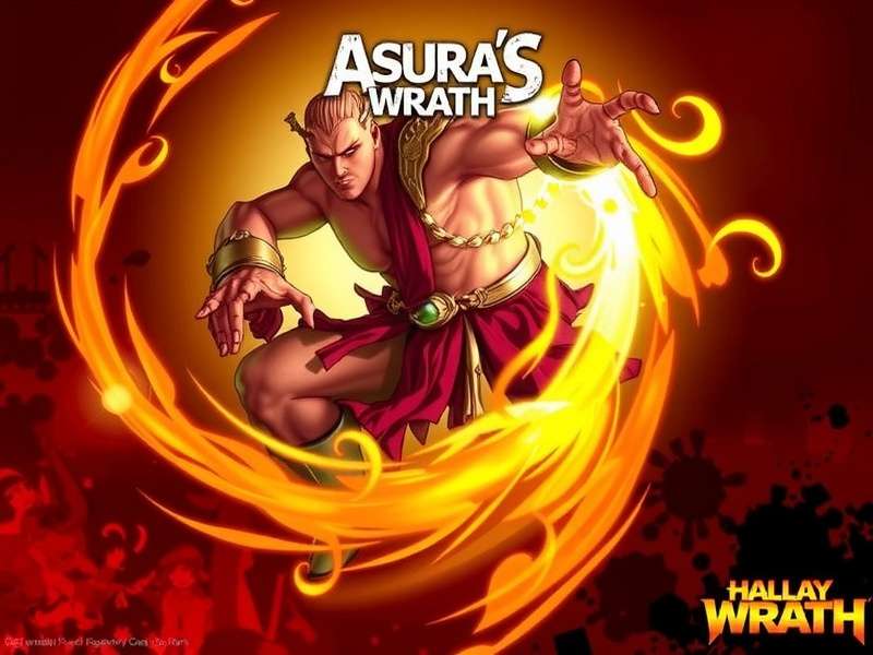 Asura S Wrath Wallpaper – epic divine fury artwork featuring Asura with glowing aura