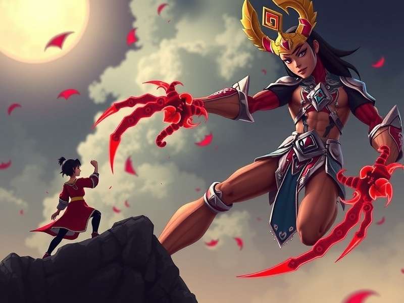 Asura Code Eternity epic battle scene with Asura warrior wielding cosmic weapons