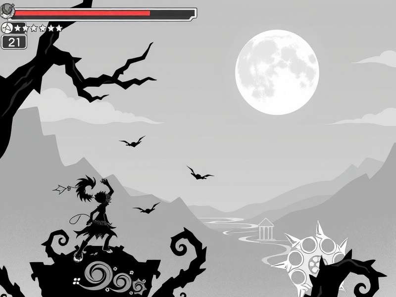 Asura Soul Eater Black N White — epic dark fantasy concept art with monochrome aesthetic