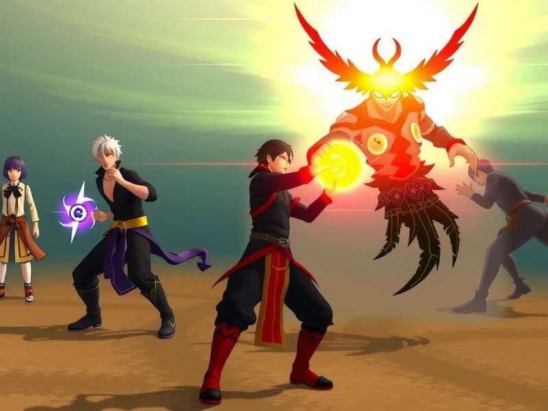 Asura Soul Eater Powers — epic battle scene with Asura unleashing his soul abilities