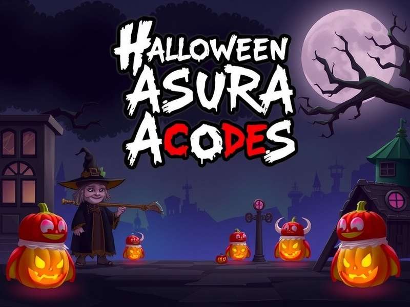 Halloween Asura Codes 2025 – Exclusive event banner featuring spooky Asura character art