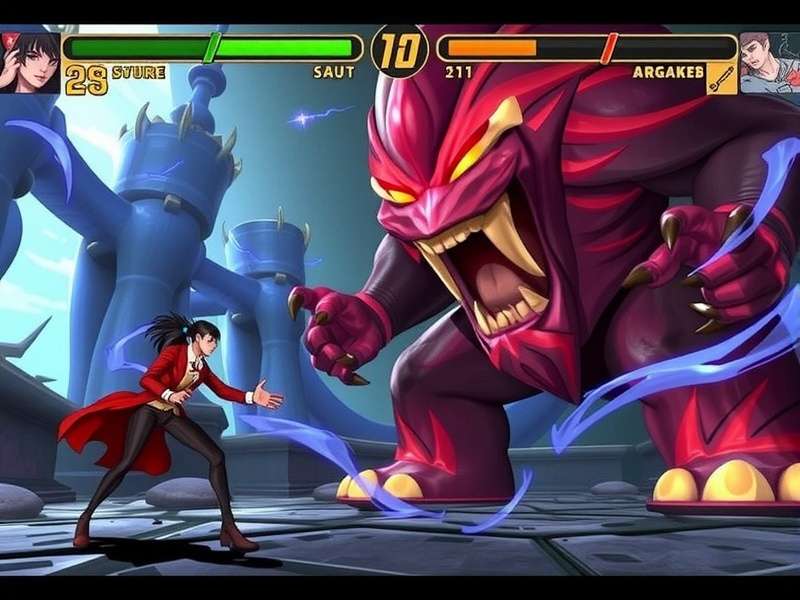 Asura S Wrath epic boss battle scene with raging Asura